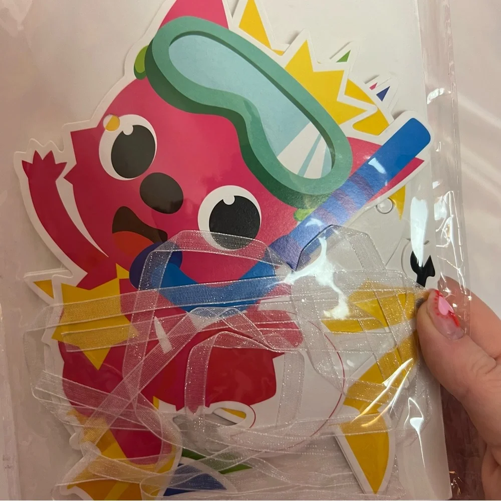 Baby Shark Happy Birthday Party Flag Banner, NWT